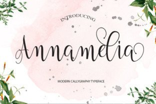 Annamelia: A Handmade Script Font for Crafters