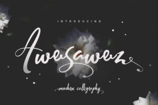Awesawez Font: Elevate Your Brand with Modern Calligraphy