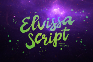 Elvissa: A Handmade Script Font for Crafters
