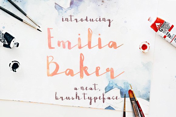 Emilia Baker: A Handwritten Typeface for Editorial Calm