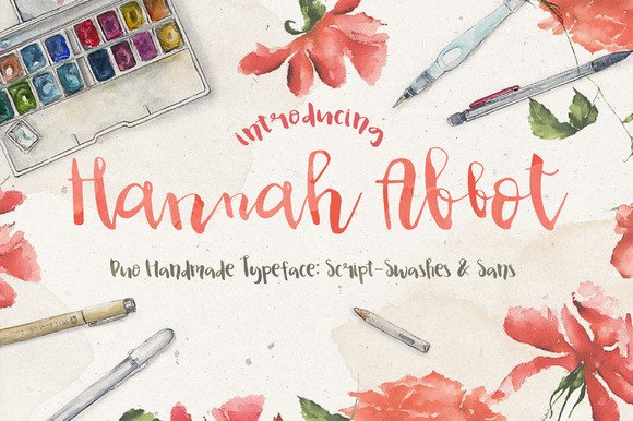 Hannah Abbot Typeface for Web Design
