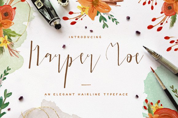 Harper Moe: A Script Font for Modern Branding