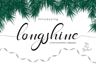 Longshine: A Fluid Script Font for Elegant Branding