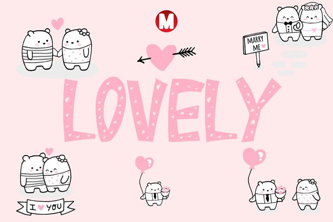 Lovely Font: A Playful Typeface for Handmade Brands