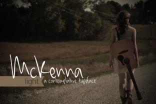 McKenna Light: A Handwritten Font for Makers
