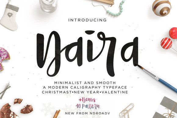 Naira Font: A Modern Script for Makers