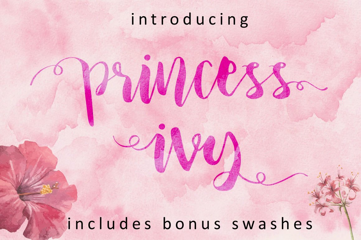 Princess Ivy Font Review: Elevating Web Design with Hand-Painted Elegance