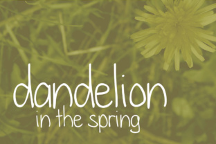 Reviewing Dandelion in the Spring Script