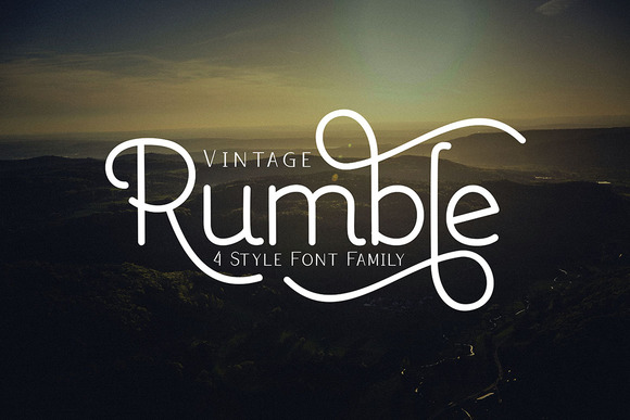 Rumble Family: A Gentle Typeface for Editorial Design
