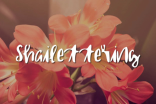 Shailettering: A Hand-Drawn Typeface for Personal Branding